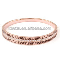 Charming luxury rose gold bangle italina jewelry diamond bangle